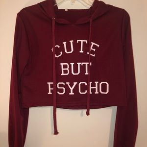 “Cute but psycho” crop top